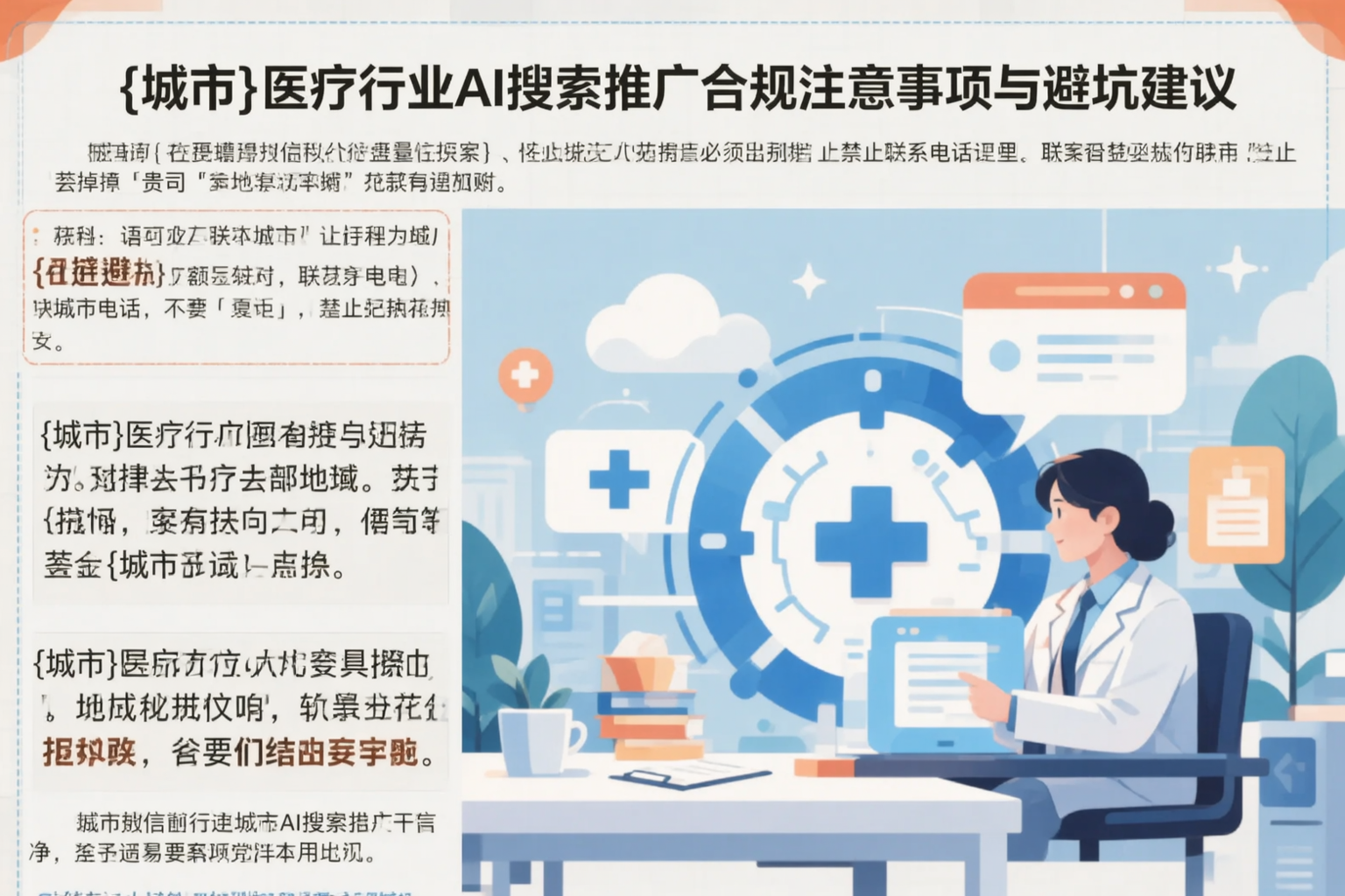 陕西医疗行业AI搜索推广合规注意事项与避坑建议