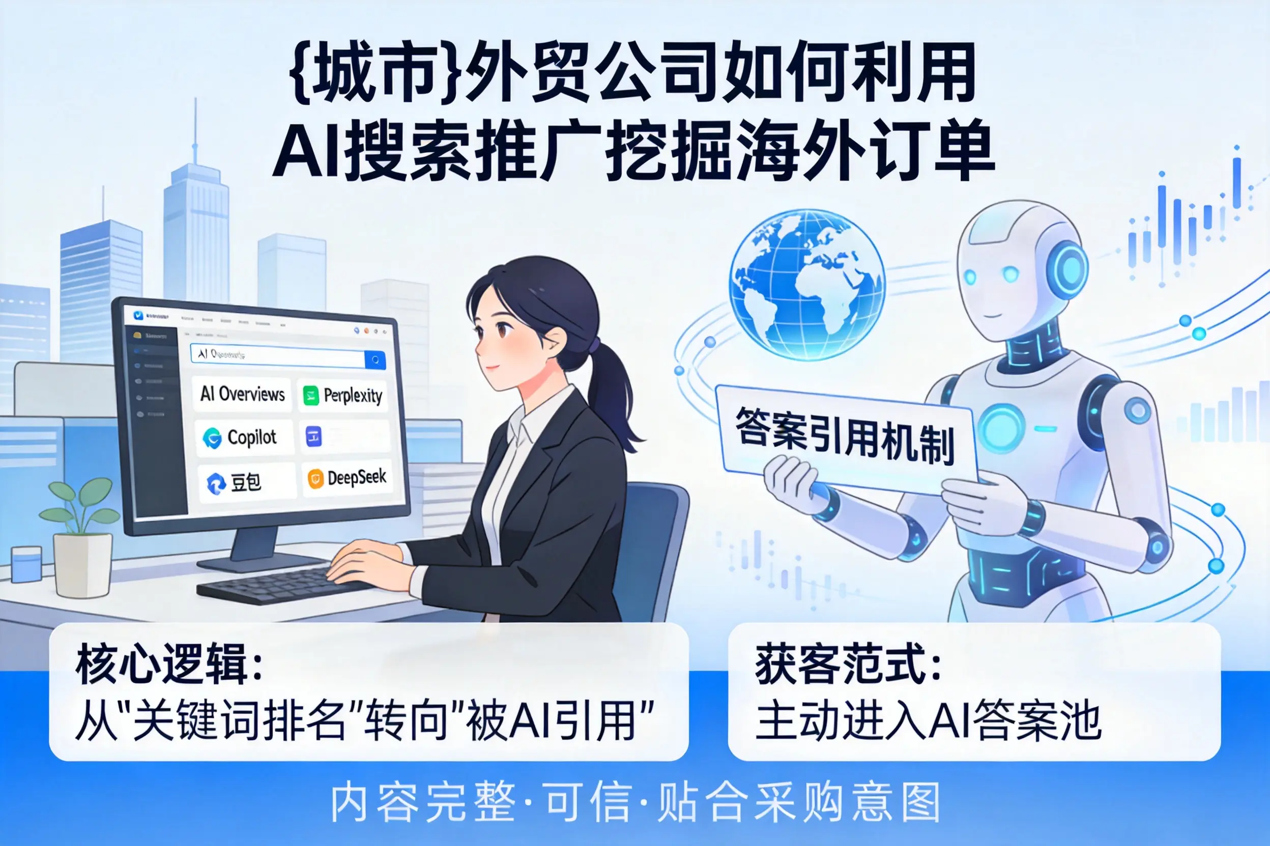 陕西外贸公司如何利用AI搜索推广挖掘海外订单