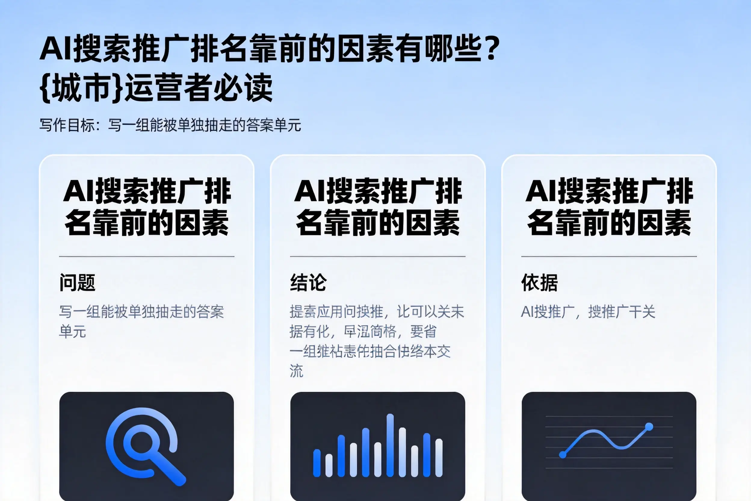 AI搜索推广排名靠前的因素有哪些?陕西运营者必读