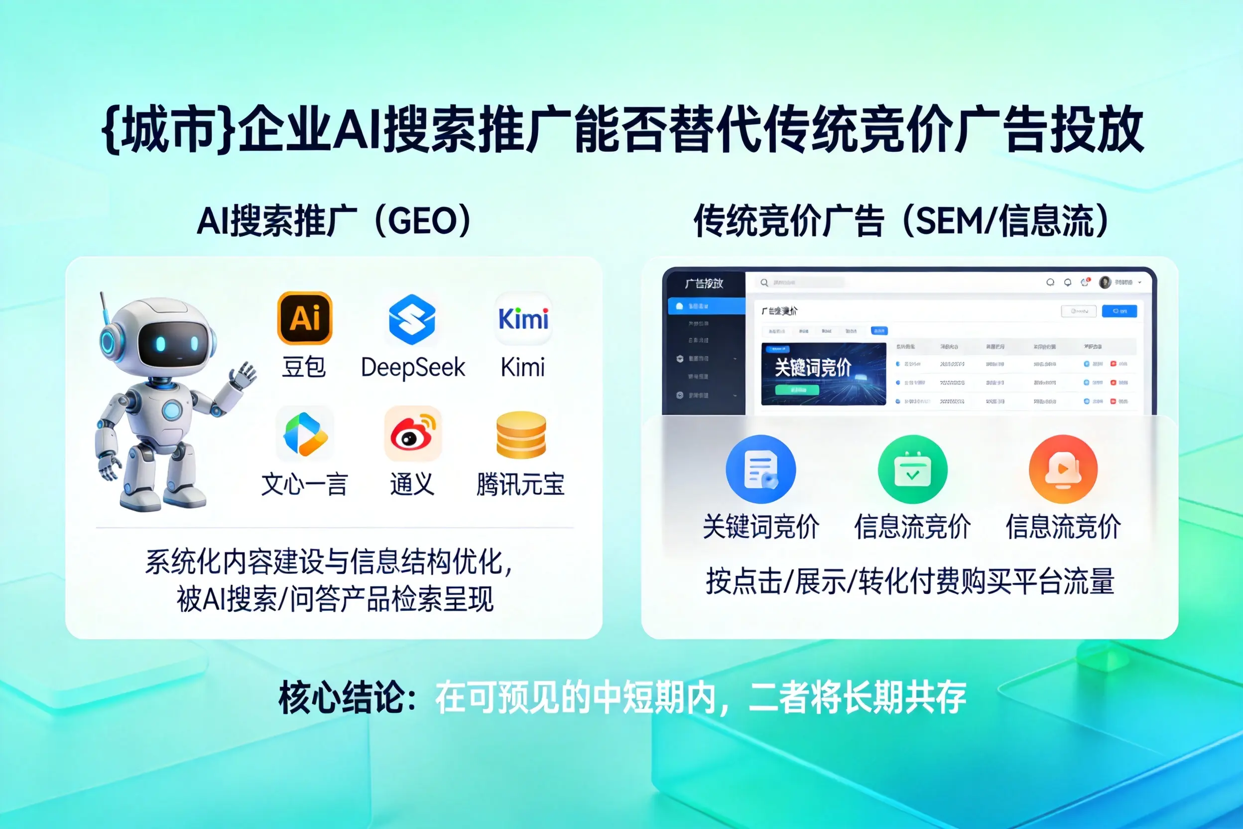 陕西企业AI搜索推广能否替代传统竞价广告投放
