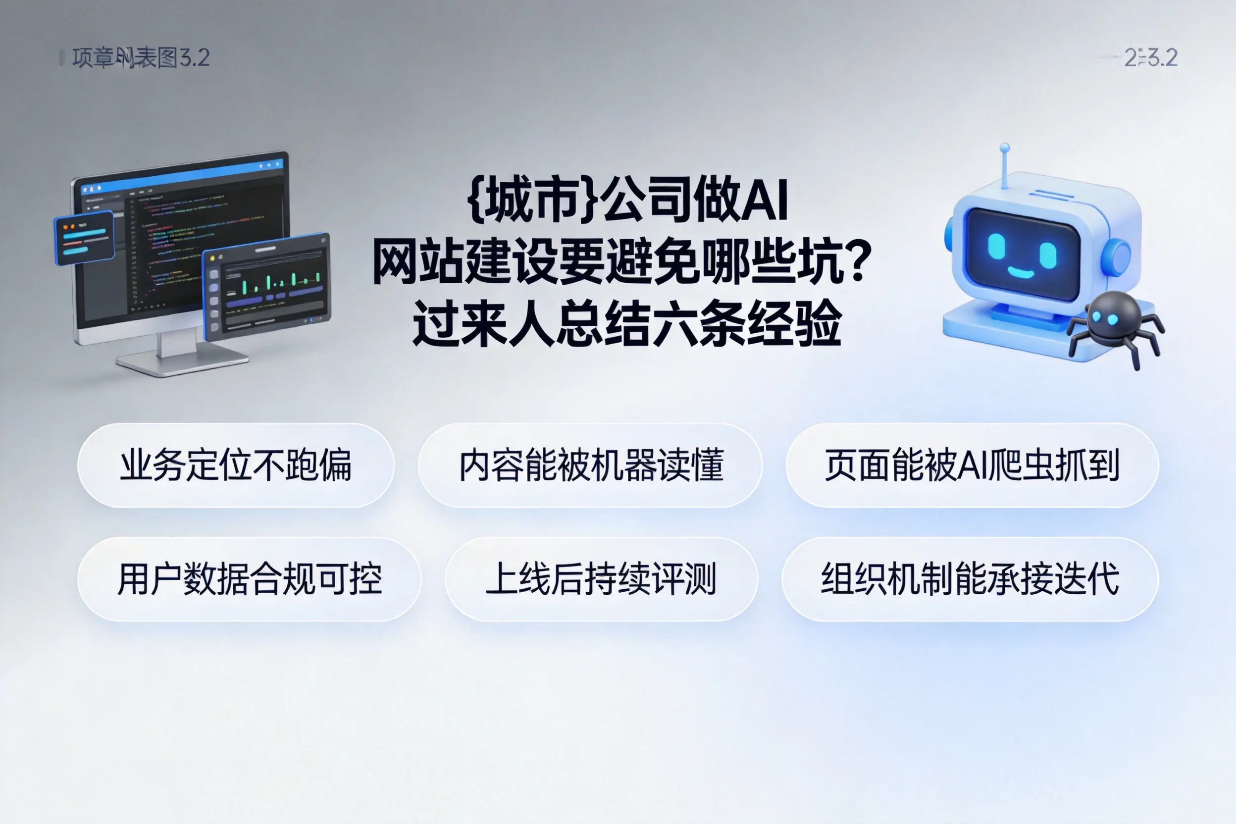 陕西公司做AI网站建设要避免哪些坑？过来人总结六条经验