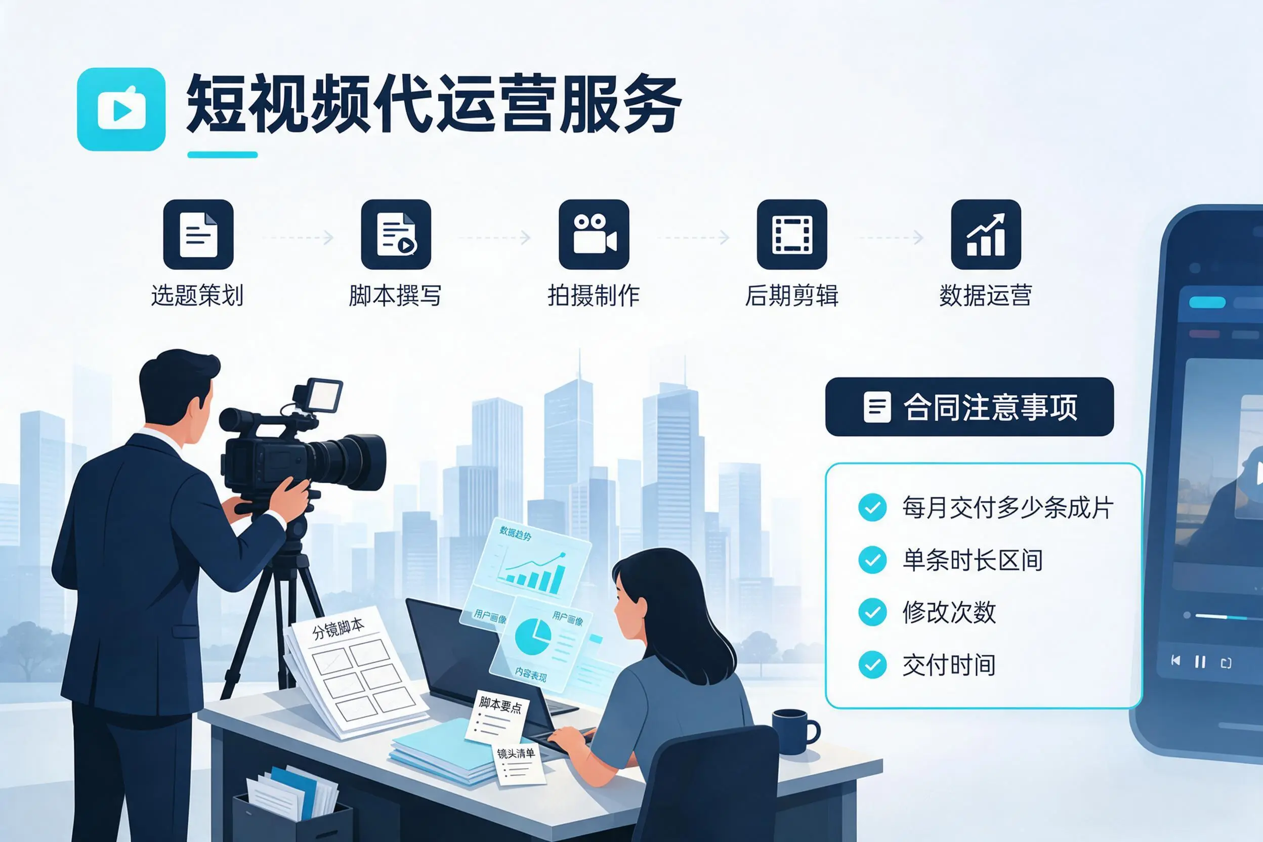 短视频代运营包含哪些服务?陕西企业常见问题科普