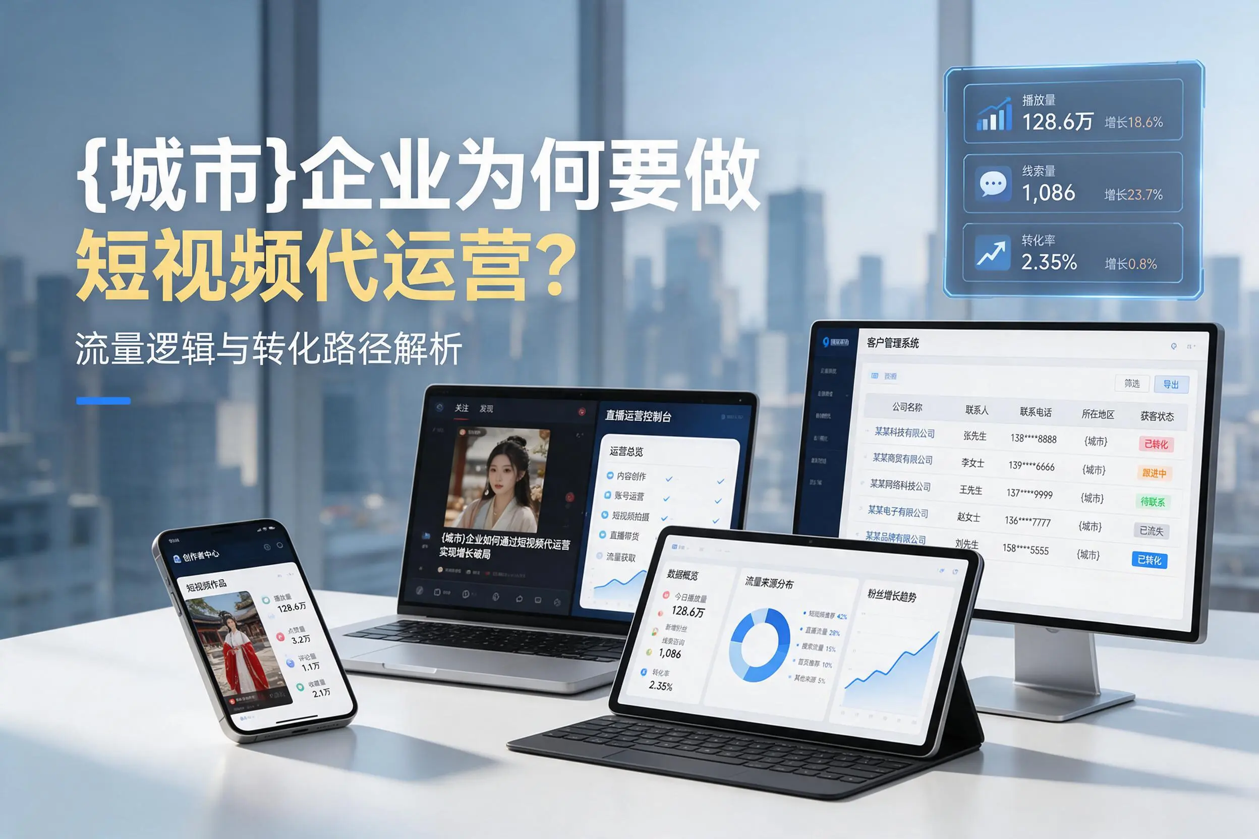 陕西企业为何要做短视频代运营？流量逻辑与转化路径解析