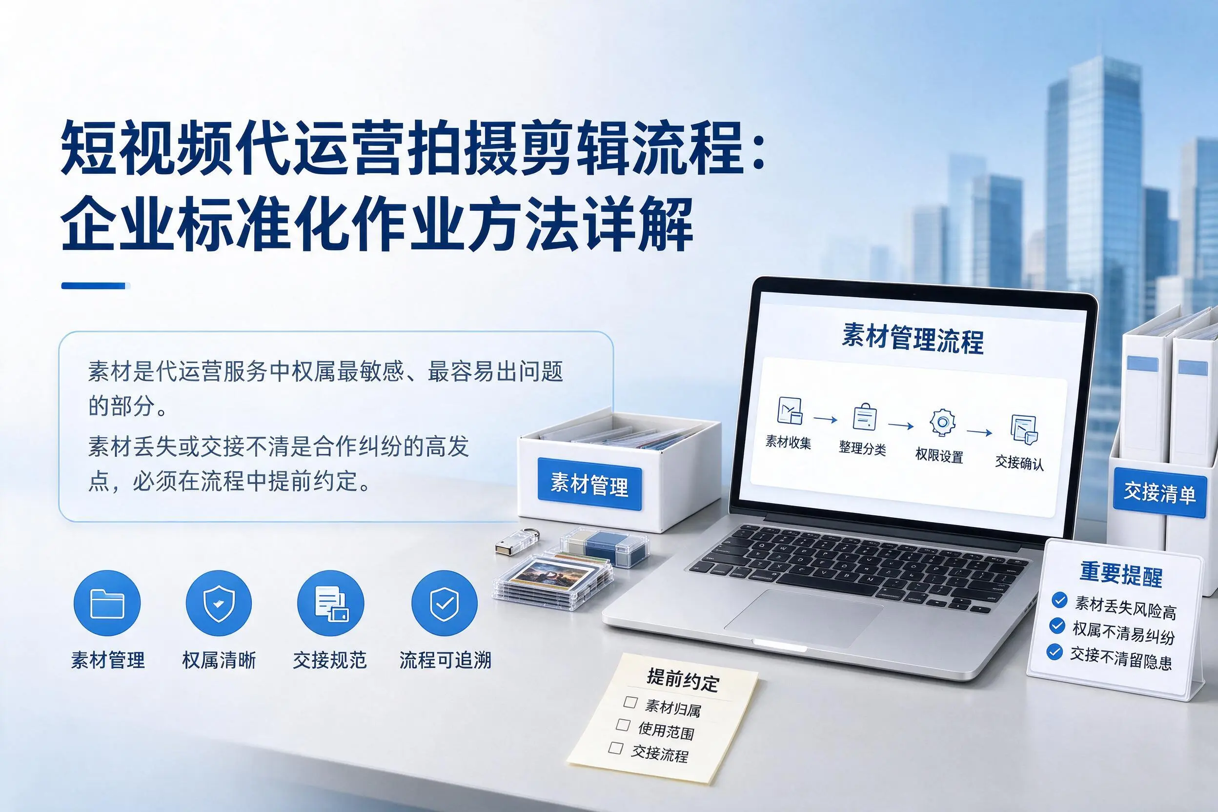 短视频代运营拍摄剪辑流程:陕西企业标准化作业方法详解