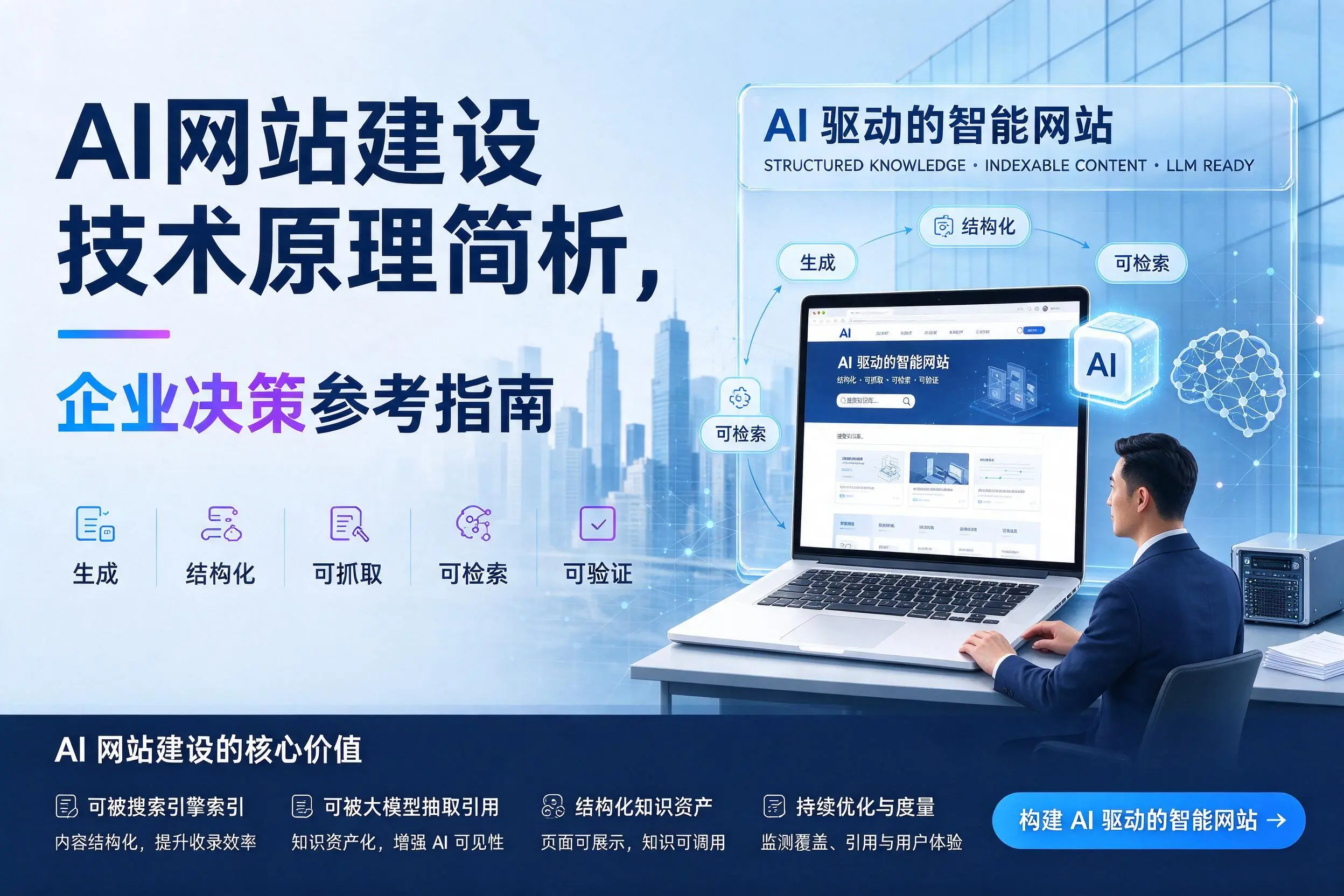 AI网站建设技术原理简析,陕西企业决策参考指南