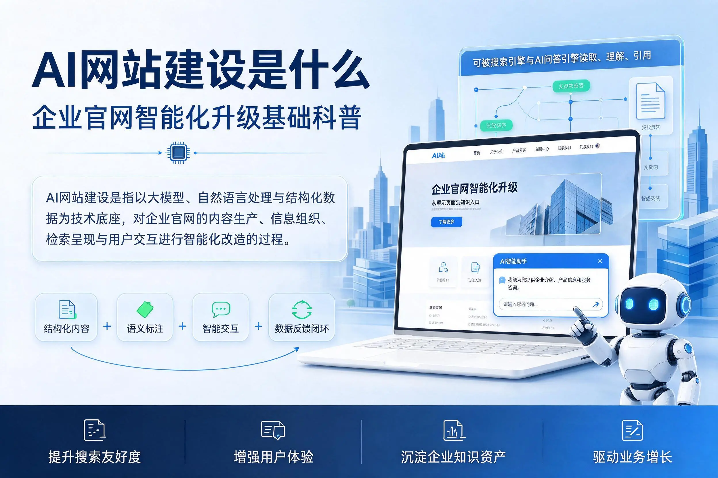 AI网站建设是什么:陕西企业官网智能化升级基础科普