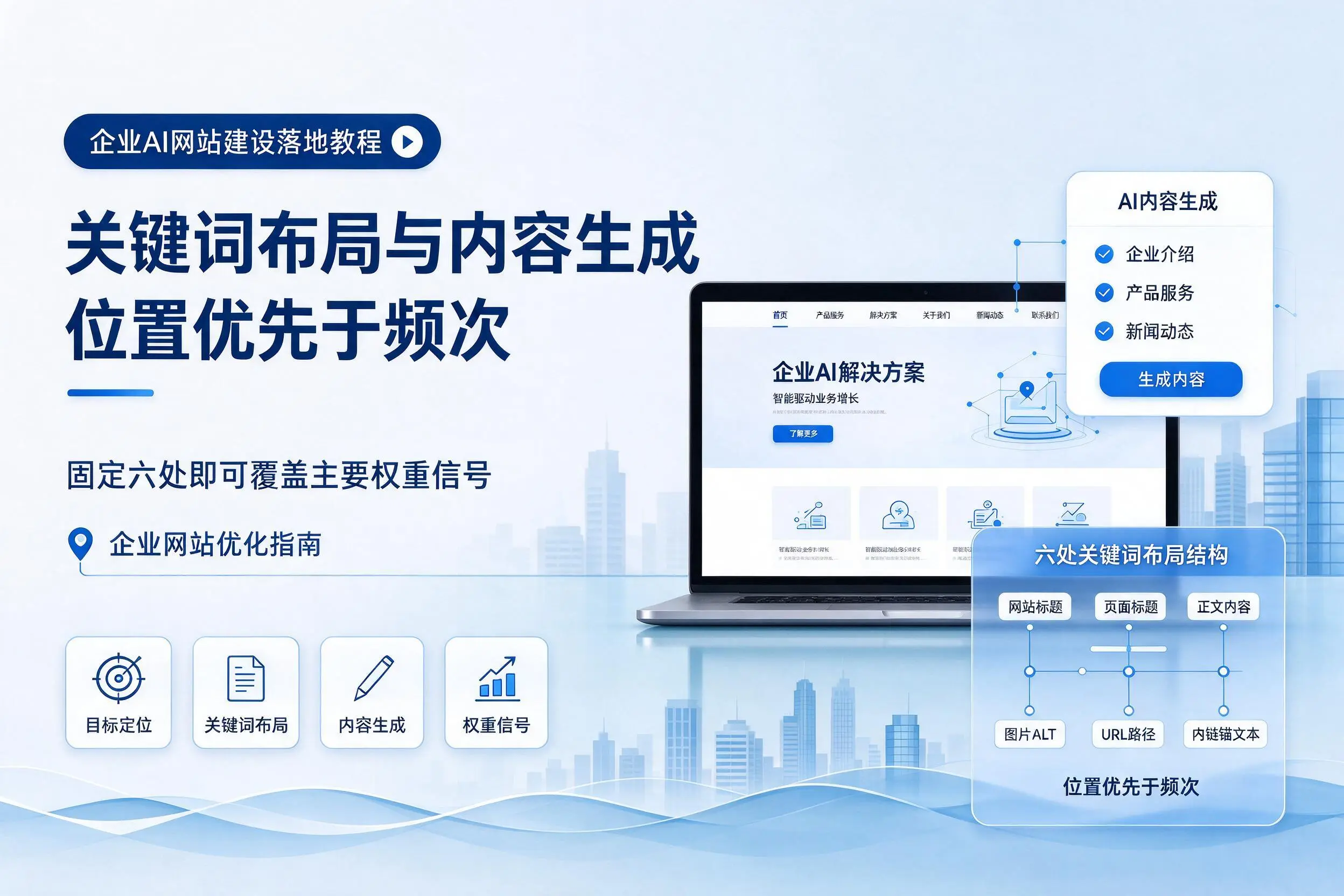陕西企业AI网站建设落地教程：关键词布局与内容生成