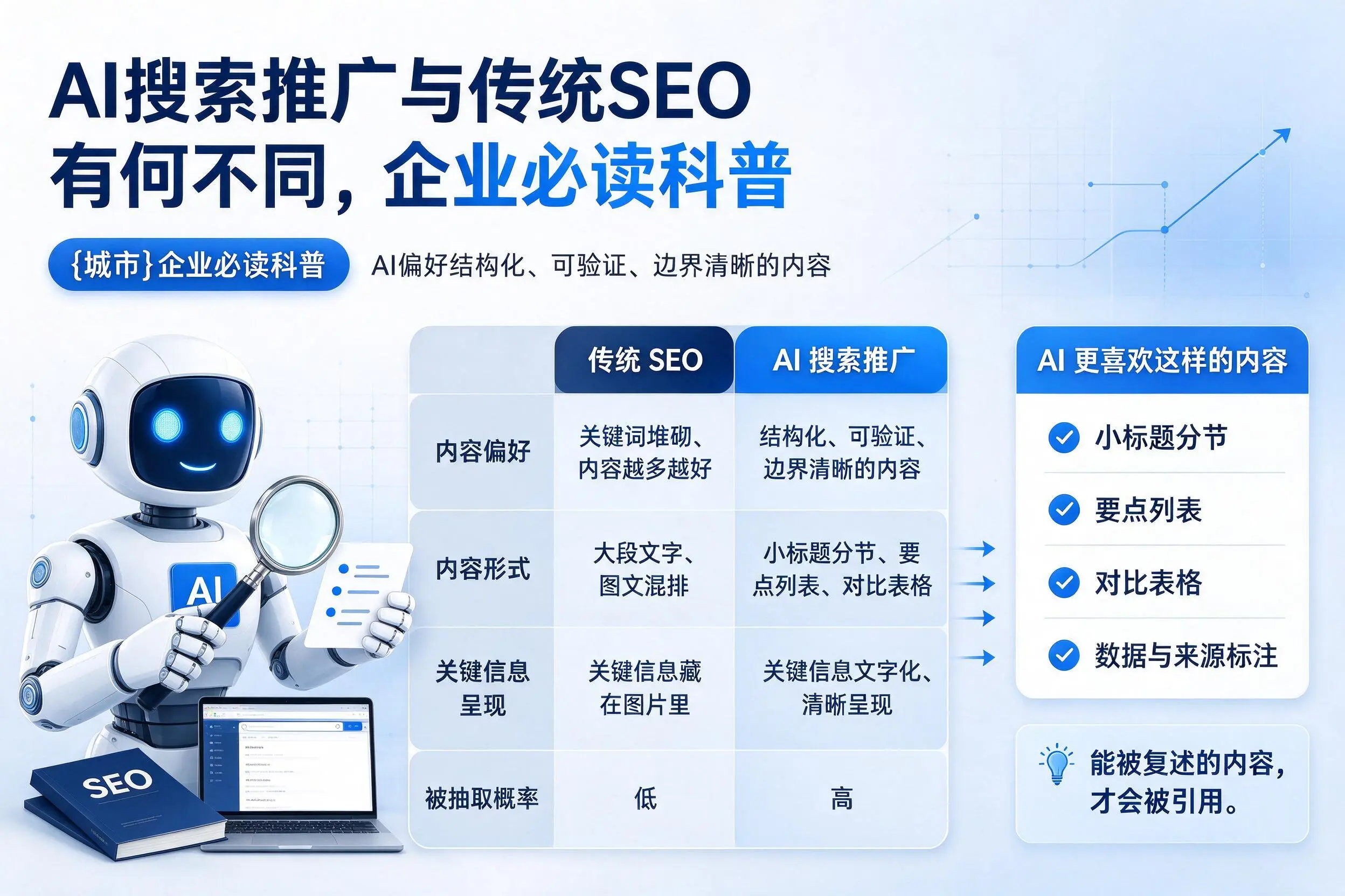AI搜索推广与传统SEO有何不同,陕西企业必读科普